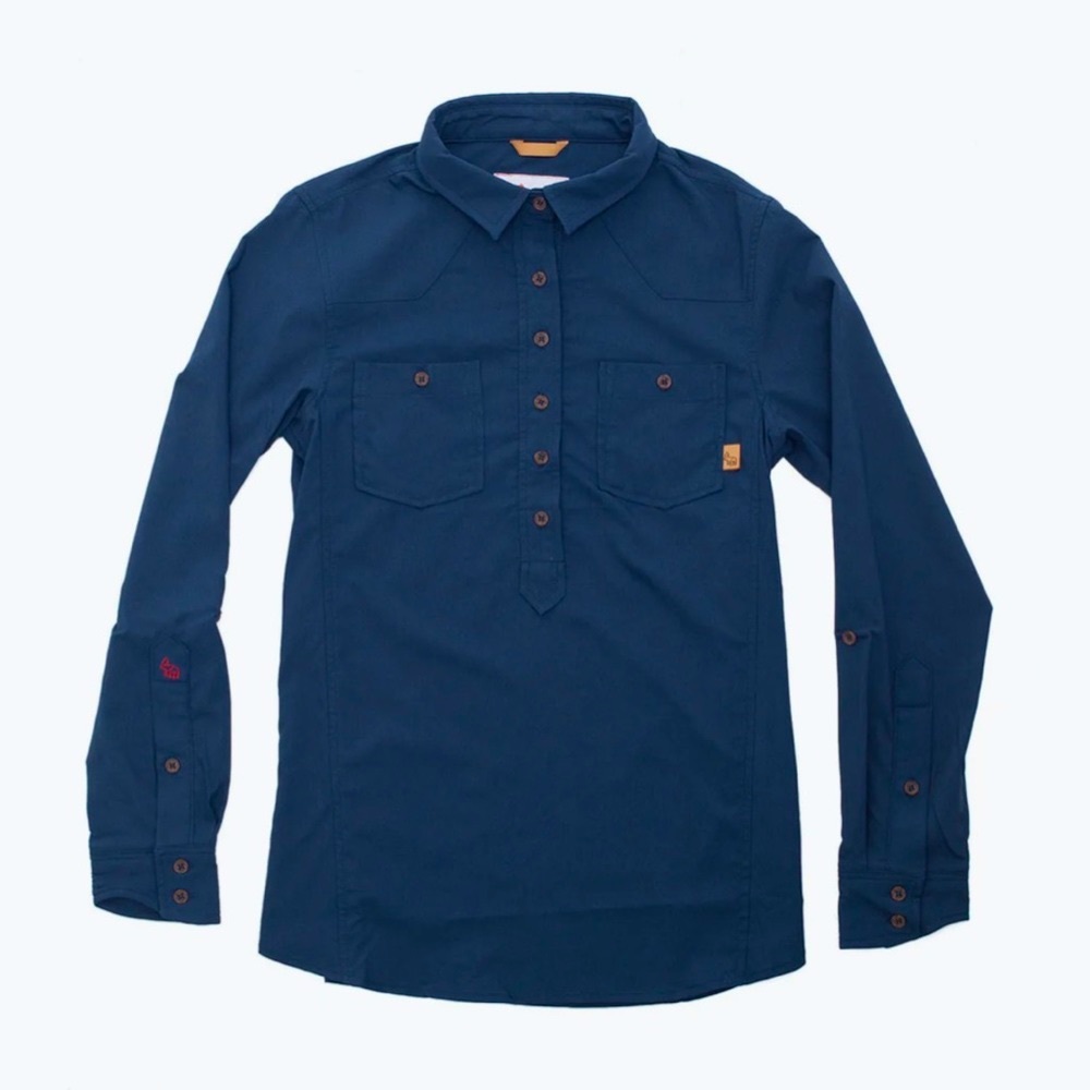 Western Rise Women’s Blue Outdoor Popover Shirt! S